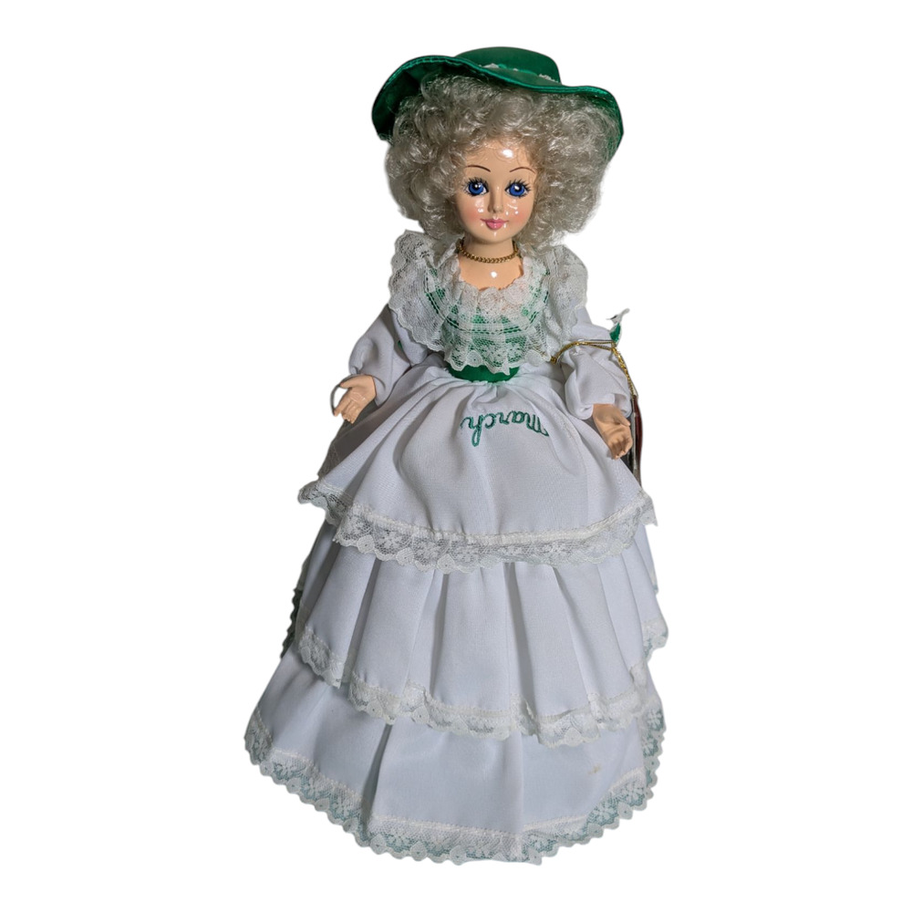 Brinn's 1986 Collector's Doll- Musical Calendar Miss-When Irish Eyes are Smiling